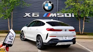 2021 BMW X6 M50i  Part SUV Part Coupe 100 FUN with 523HP [upl. by Ahtennek89]