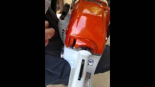 How to start your Stihl MS 251 chainsaws [upl. by Llenrahs]