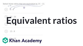 Equivalent ratios [upl. by Ano]