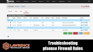 Getting Started With pfsense Firewall Rules and Troubleshooting States With pfTop [upl. by Rexanna488]