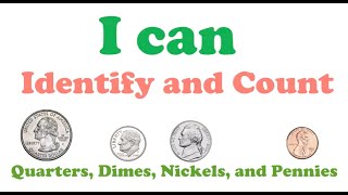 Counting Money Quarters Dimes Nickels Pennies [upl. by Ranna]