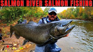 Salmon Fishing New Yorks World Famous Salmon River [upl. by Akinahc]