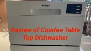 Comfee Table Top Dishwasher  Space Saving Kitchen Appliance  Review [upl. by Iney]