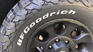 BF Goodrich 265 KO TA Vs 285 KO2 TA AT Review BFGoodrich [upl. by Anirual]