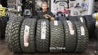 OffRoad Tire Size Comp 285 vs 295 vs 305 vs 315 vs 37quot [upl. by Yelraf]