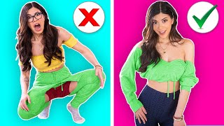 I tried 6 Sneaky Clothing Hacks Fit For 2021 [upl. by Atteynod775]