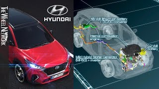 Hyundai Tucson 48VMild Hybrid System Explained [upl. by Eekaz]