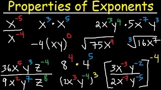 Properties of Exponents  Algebra 2 [upl. by Eustis]