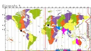 husos horarios y coordenadas geográficas [upl. by Nosduj]