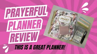 Prayerful Planner Review Christian Planner [upl. by Halfon]