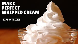 How to Make Whipped Cream at Home  Perfect Whipping Cream Recipe Hindi [upl. by Adiarf]