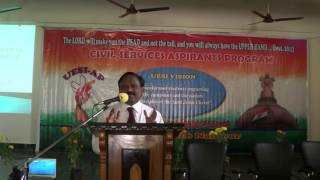 Civil Services Aspirants Program Prof G GNANAMANI [upl. by Emelia]