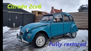 SOLD my fully restored Citroën 2cv  restoration [upl. by Stoops58]