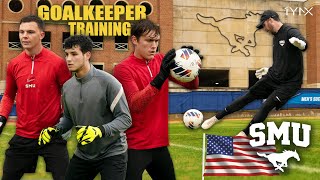 SMU Goalkeeper Training 🇺🇸  Dallas TX  1YNX Goalkeeping [upl. by Orazio]