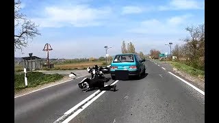 Videón egy hazai sokkoló baleset  Motorcycle crash in Hungary [upl. by Rico368]