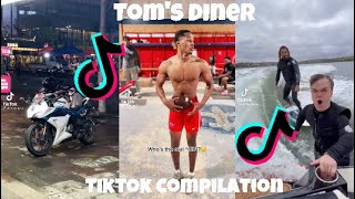 Tom’s Diner Cover  Tiktok Compilation 🎵 🔥 [upl. by Alicirp]