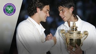 Roger Federer v Rafael Nadal Wimbledon Final 2008 Extended Highlights [upl. by Ajar]