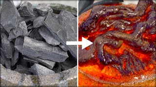 Turning Rocks Into LAVA  The 3000° Forge [upl. by Novrej]