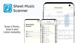 Sheet Music Scanner App Preview [upl. by Cogan]