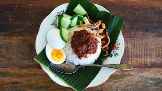 Best Nasi Lemak Kukus Steamed Coconut Rice [upl. by Kcirdet]