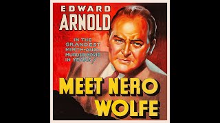 MEET NERO WOLFE 1936 [upl. by Leiser]