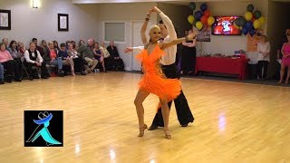 Rumba Dance Performance at Ultimate Ballroom Dance Studio in Memphis [upl. by Atinat]