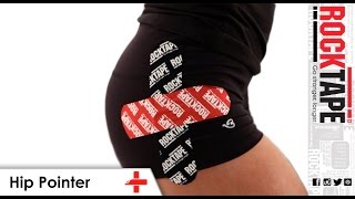 RockTape  Kinesiology Tape Instruction  Hip Pointer [upl. by Innad]