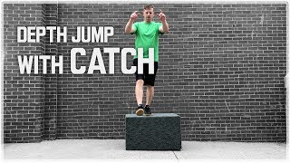 How To Depth Jump w Catch  Box Jump [upl. by Yanahs693]