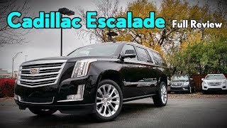 2018 Cadillac Escalade ESV Full Review  Platinum Premium Luxury amp Luxury [upl. by Fachan]