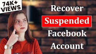 Recover Suspended Facebook Account Unsuspend Your Facebook AccountFacebook Account Recovery [upl. by Arnaldo763]