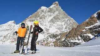 Cervinia dal Plateau Rosà alla Gran Pista di Valtournenche [upl. by Anairdna295]