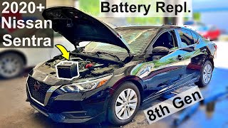 How To  2020 Nissan Sentra  Battery Replacement  DIY [upl. by Bee]