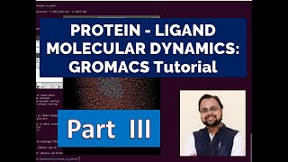 Molecular Dynamics Tutorial  ProteinLigand Complex GROMACS  PART 3 [upl. by Nnywg]