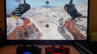 How To Split Screen On Warzone [upl. by Delwin634]