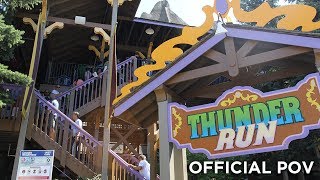 Official POV  Thunder Run  Canadas Wonderland [upl. by Claudius]