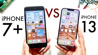 iPhone 13 Vs iPhone 7 Comparison Review [upl. by Halilad]