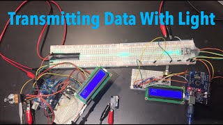 Arduino Fiber Optics  Transmitting Numbers Using Light [upl. by O'Meara]