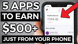 5 BEST Apps To Make Money From Your Phone 2021 [upl. by Post]