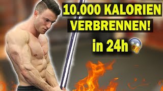 10000 KALORIEN IN 24 STUNDEN VERBRENNEN  Schaffe ich die heftigste Challenge meines Lebens [upl. by Stella299]