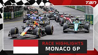 F1 RACE HIGHLIGHTS MONACO GP [upl. by Yknarf325]