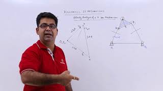 Velocity Analysis Of 4 Bar Mechanism [upl. by Ahsoj]