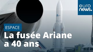 Espace  les 40 ans de la fusée Ariane [upl. by Deaner]