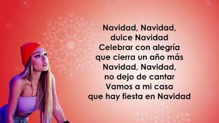 Danna Paola Morat  Dulce Navidad LetraLyrics [upl. by Bartholomeo265]