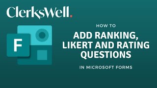 How to add Ranking Likert and Rating questions in Microsoft Forms [upl. by Helms522]