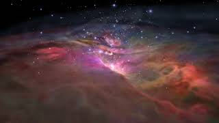 Flight Through Orion Nebula in Visible and Infrared Light [upl. by Anhcar527]