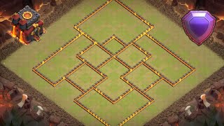 EL MEJOR DISEÑO DE ALDEA TH10  Anti 3 estrellas Clash of Clans Ayuntamiento 10 🔥 [upl. by Neeroc793]