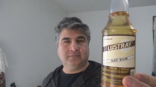 Lustray Bay Rum Compound Aftershave review Pinaud [upl. by Aikrahs207]