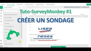 Tuto SurveyMonkey 1 Créer un sondage [upl. by Akiwak]