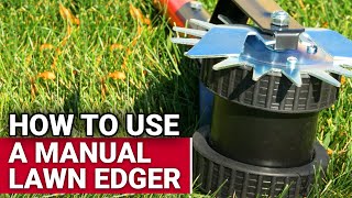 How To Use A Manual Lawn Edger  Ace Hardware [upl. by Feigin]