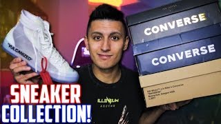 My Entire CONVERSE Sneaker Collection WORTH 5000  SneakerTalk [upl. by Ycniuqed]